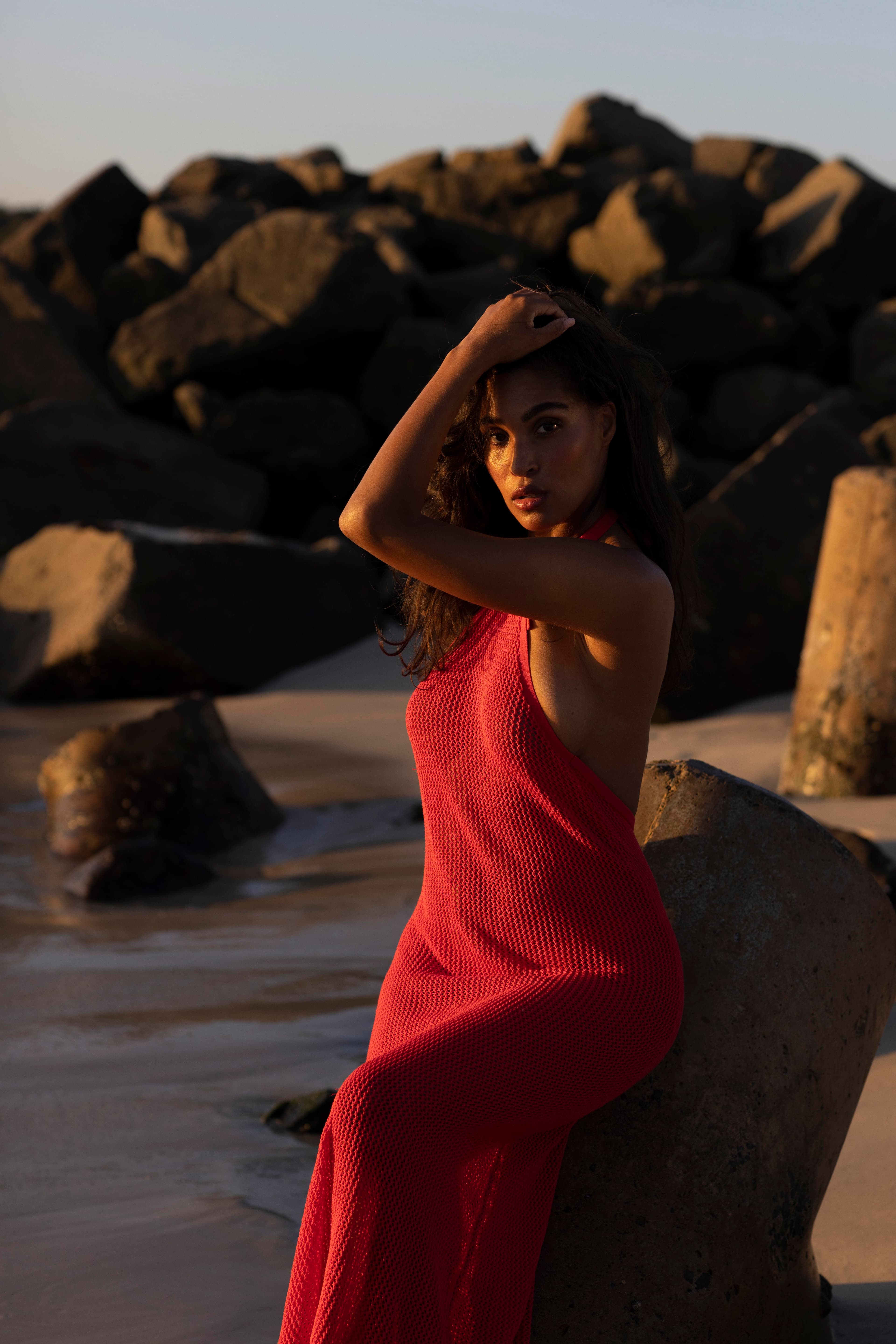 Elegant model showcasing style Elegant model showcasing style